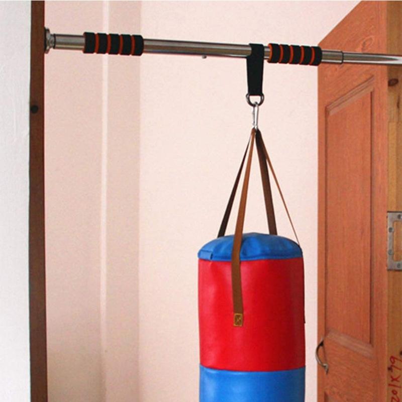 Fitness Equipment Hanging Sandbag Pull Up Rope Belt Multifunction Fitness Equipment Hook Ring Hanging Belt With Hook