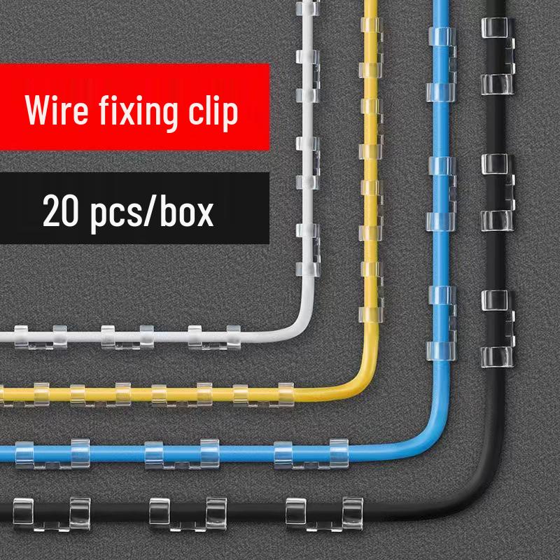 Self-Adhesive Desktop Cable Organizer and Management Winder