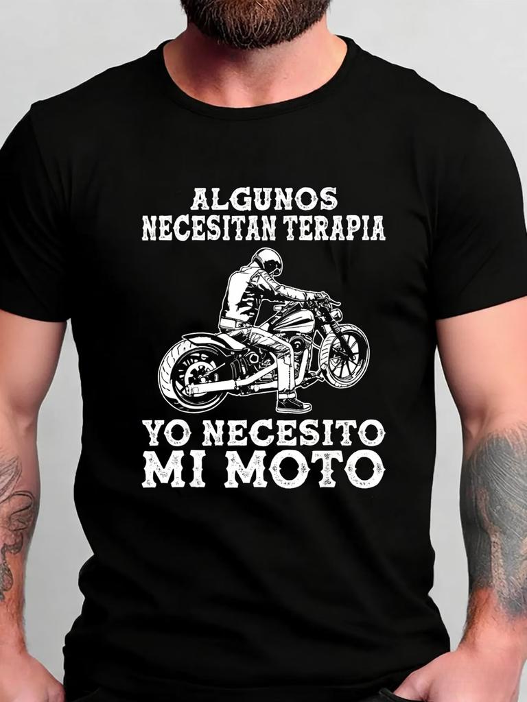 Summer Streetwear Vintage Motorcycle meme Graphic Humor Print Men's and Women T Shirt Tee Casua
