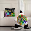 Funny Game Cartoon S-Sprunki Cushion Cover Cushion Room Bedroom Headboard Sofa Living Backrest Nap Time Pillow Case