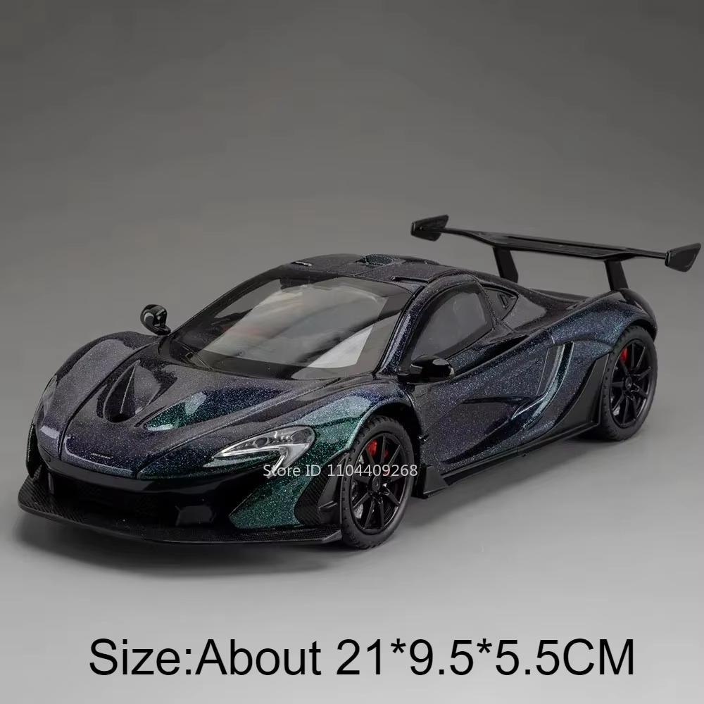 Échelle 1:24 Senna P1 Modèle de Voiture de Sport Jouet Portes Ouvertes Rappel Supercar Intérieur Exquis Modèles Jouets Ornement Idéal