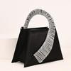 New women's bag bring diamond-encrusted French fairy bag super flash rhinestone trapezoidal bag shoulder messenger handbag