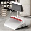 Heavy Duty Rotating Broom Dustpan Set Home Cleaning Upright Stand Design Plastic Construction