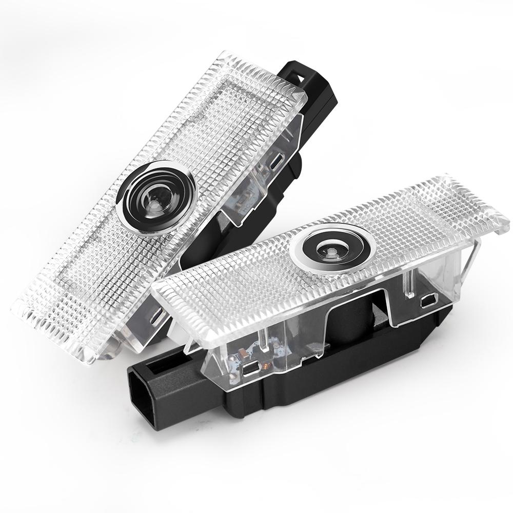 Red For Dodge Door Shadow Light 2pcs Dodge Courtesy Light Car Door Welcome Light For Dodge Challenger 2008-2019 SRT Car Styling