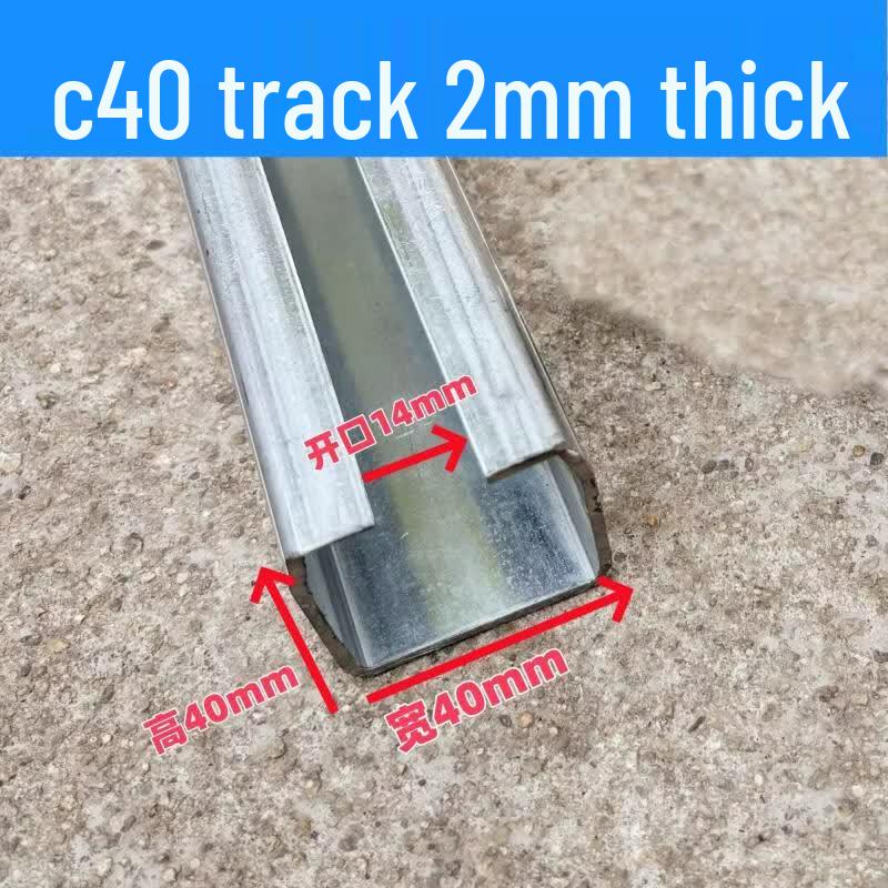 Heavy-Duty Overhead Track & Roller for Tarpaulins