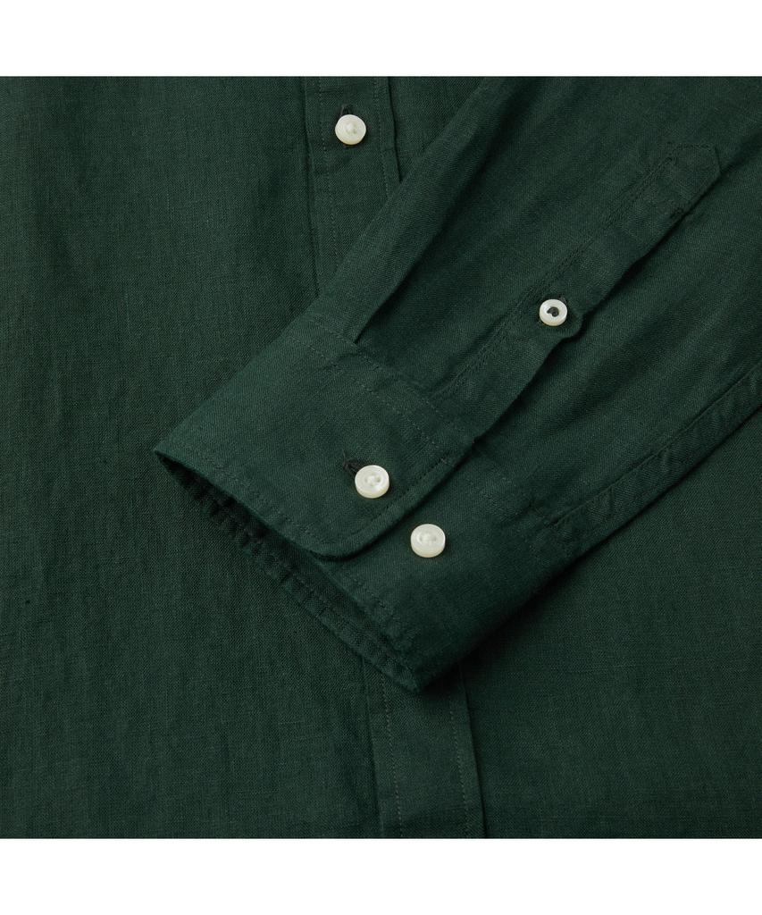 Henlikoteun Linen Solid Shirt (Regular Fit) Ahsam26211Grx