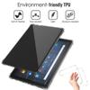 Deksel for Amazon Kindle Fire HD 10 HD10 2017 2019 2021 10,1 tommers nettbrettetui TPU Silicon Transparent Slim Airbag-deksel Anti-fall