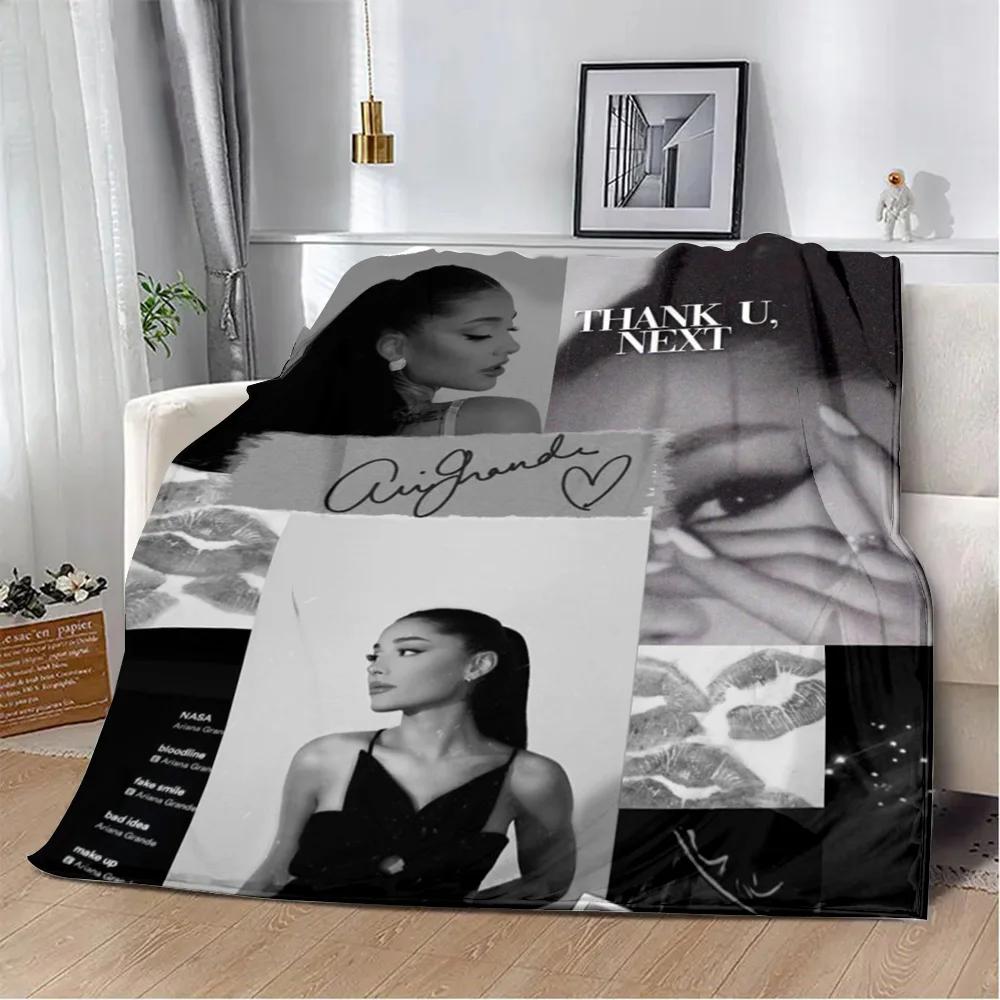 Ariana Grande Bedruckte Decke Weich Warm Perfekt für Zuhause Reisen Picknicks und Geschenke