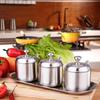 Chui Shan Hai 304 Stainless Steel Round Seasoning Jar