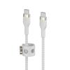 Belkin Câble USB-C vers USB-C Boost Charge Pro Flex 1 m Blanc - CAB011BT1MWH