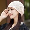Breathable Beanies Cap Hollow Out Turban Beanies Caps Chemo Cap Crochet Slouchy Hat  Women Girls