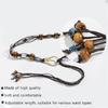 Woven Beads Belt Sexy Waistband with Beads Waistband for Girls Ladies
