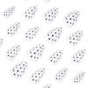 24PCS Black Dot False Nail Press On Nail Durability ABS Materials Easy Application For Parties Weddings Daily Wear