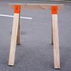 2Pcs Sawhorse Bracket, Durable & Easy Metal Brackets for Creating Sturdy & Reliable Sawhorses Woodworking Table Bracket Tools
