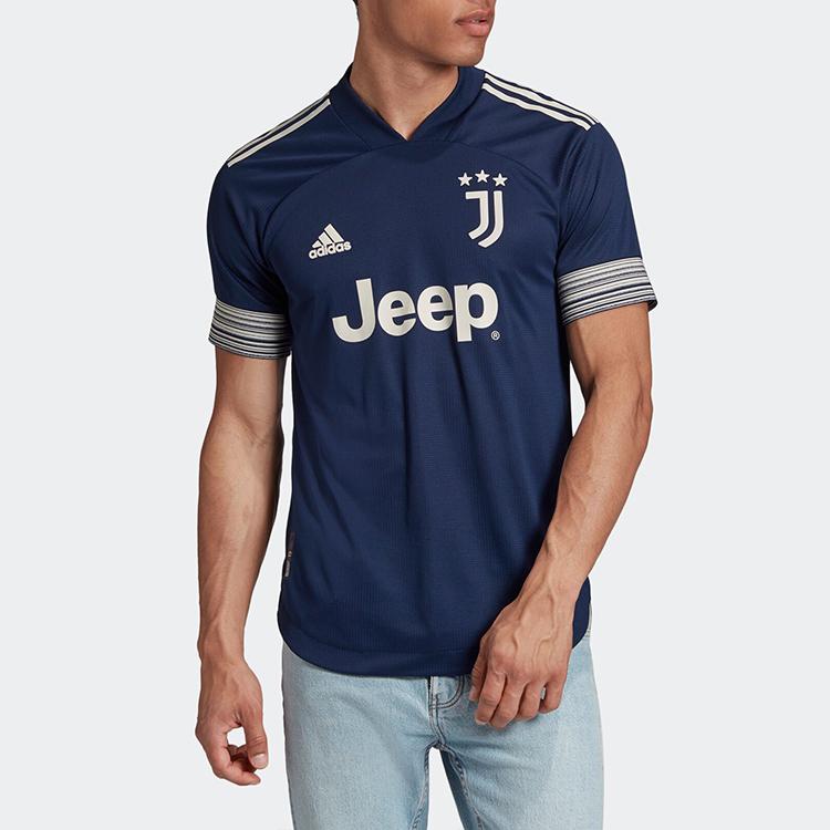 adidas Juventus 2020-21 Away Authentic Jersey Night Indigo Aluminium FN1007