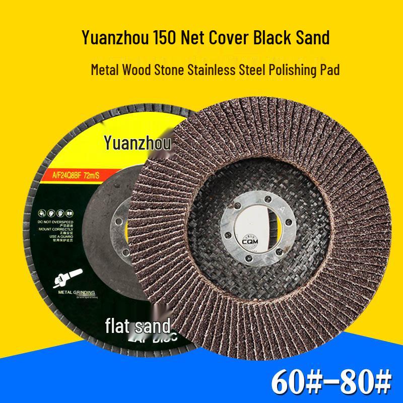 125mm Flap Disc for 150mm Angle Grinder, Polishing Pad and 180mm Flap Wheel for Stainless Steel and Metal Sanding