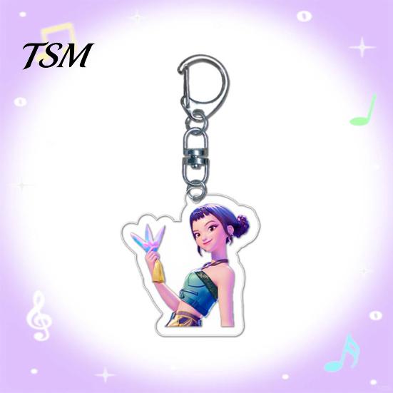 Character Keychain Witch Hunter Acrylic Anime Pendant Holder Exquisite Vivid Expression Bag Accessory