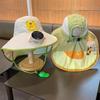 Sunflower Kids Sun Hat With Solar Fan And Whistle For Summer Sun Protection