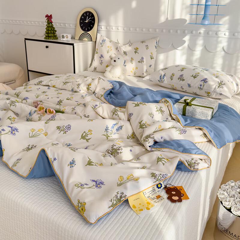 Yalu Leichte Sommerdecke aus doppellagigem Mull