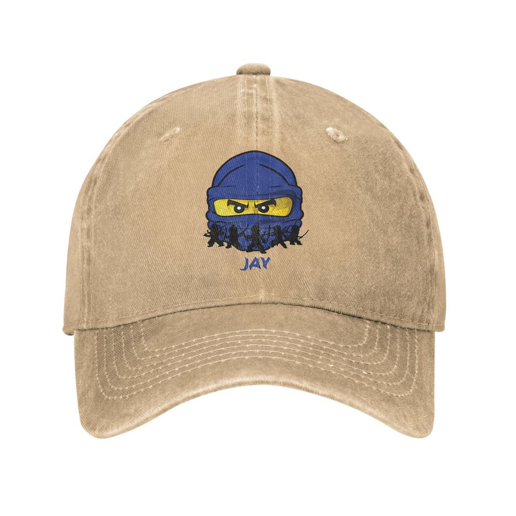 N-Ninjagos Anime Game Cartoon Baseball Cap Distressed Denim Snapback Hat Men Women Outdoor Summer Unstructured Soft Caps
