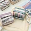 10 Rolls Vintage Decorative Tape Scrapbooking Decorative Tape 5mmX2M for Scrapbooking Journal Notebook Photo Frame