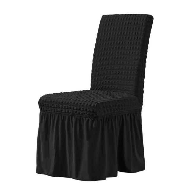 1 Piece Bubble Lattice Elastic Chair Covers Office Chair Cover With Back Spandex Chair Covers For Kitchen/Dining Room