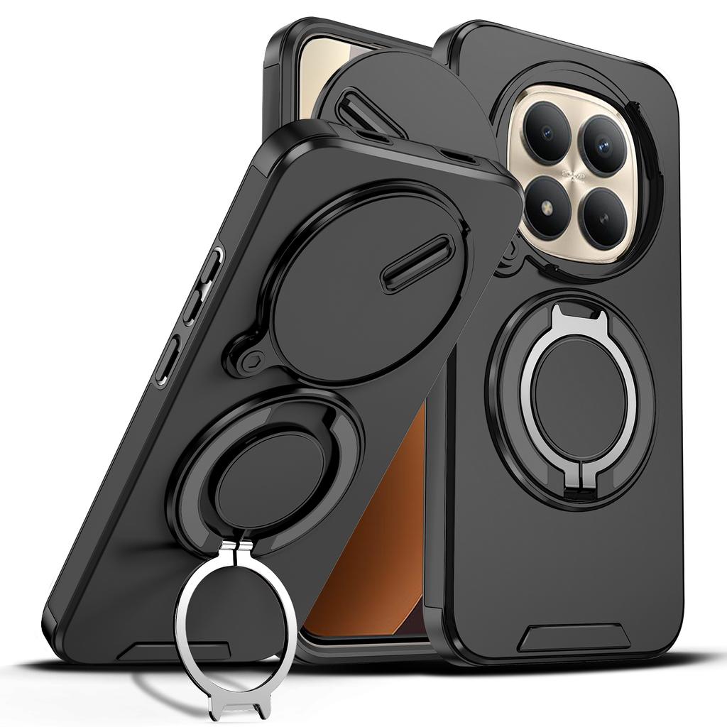 Suitable For Redmi Note 15 14 13 Pro Plus 14s 360 Degree Rotating Magnetic Bracket With Camera Protection Phone Case