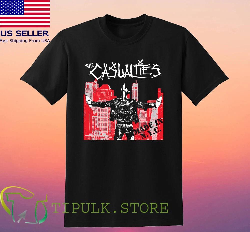 The Casualties Made In NYC Men s Black Size S-5XL 3XL