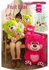 New Candy Color Teddy Bear Plush Toy: Cute Small Bear Doll Cushion for Bedtime Companion