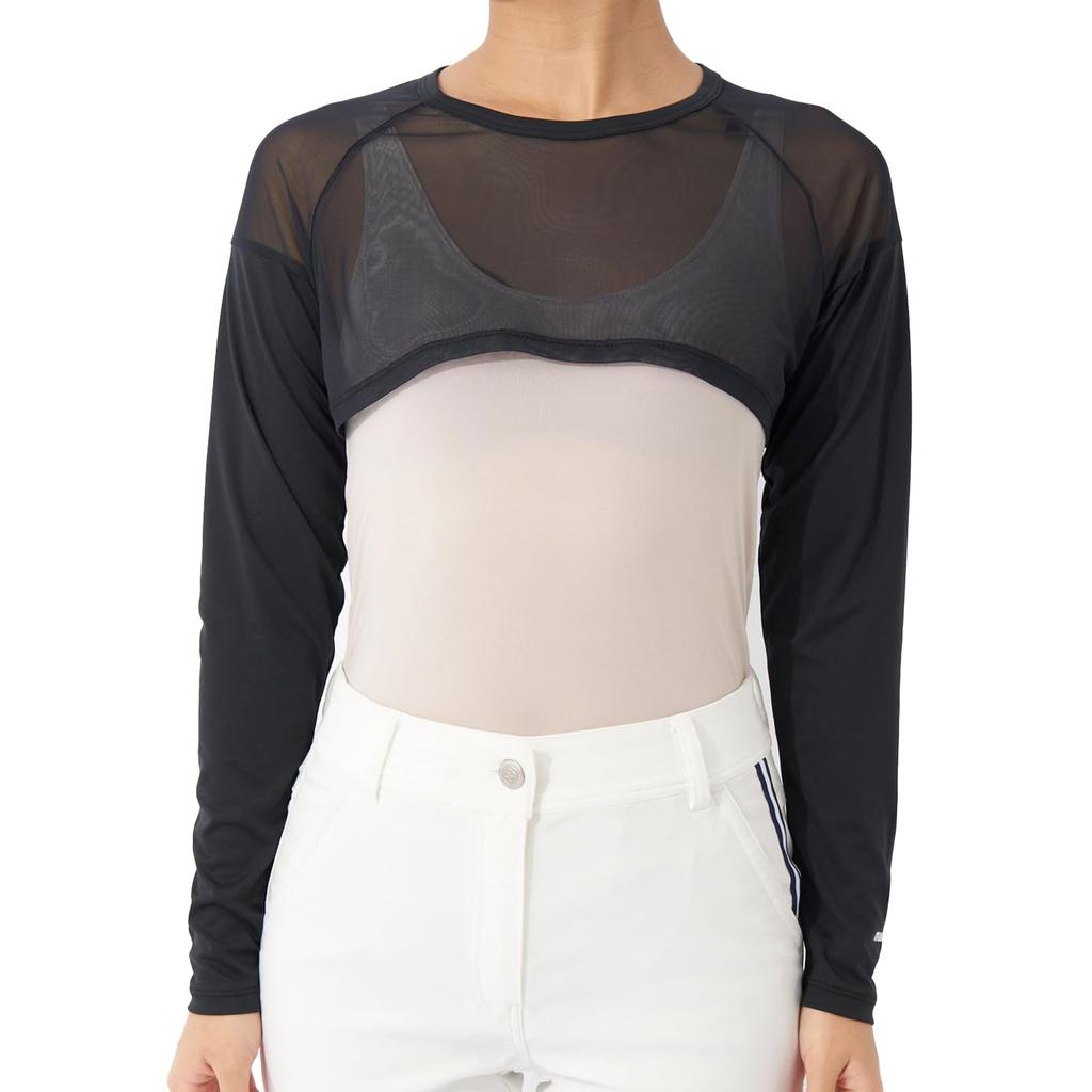 Marie Claire Short Crew Neck Size Medium Women's Undershirt, 7149855, Black,