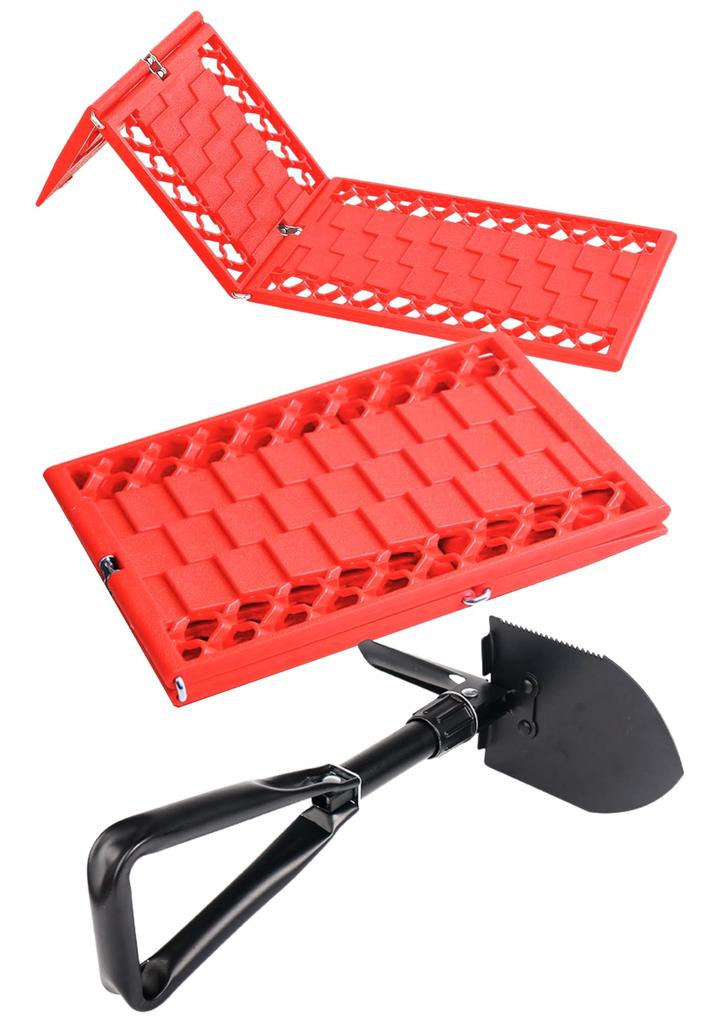 Gran Rover Stack Snow for Ladder Snow Disaster Snow with Shovel Ladder, Ladder, Tri-Fold, Cars, Motorcycles, Escape, Mud, Sand, Snow, Rails, Helper,