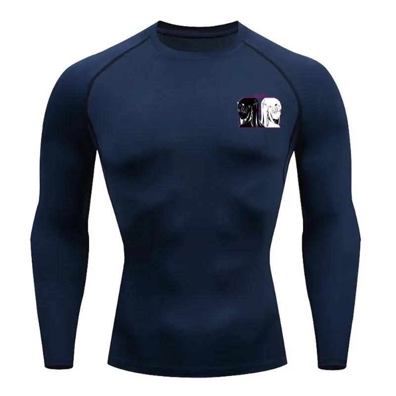 Zero Two Men Compressed Shirt Sports Quick Drying Fitness T-shirt Sweat-Absorbent Jogging Cycling Outdoor 8 Colors Short Sleeve