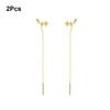 1 Pair Earrings Wedding Ceremony Party Banquet Traveling Rhinestone Drop Earring Ladies Jewelry Decoration Gift