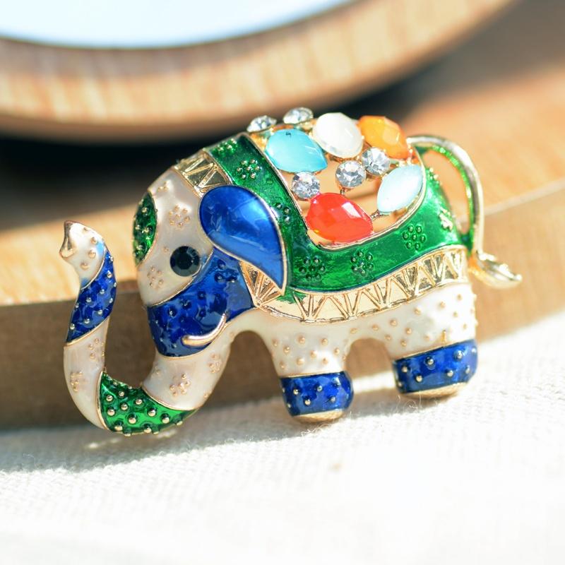 

Слон Брошь Эмаль Булавки Животные Броши Аксессуары Модные Свитера Прищепки Зажим Для Шарфа Подарки Для Женщин