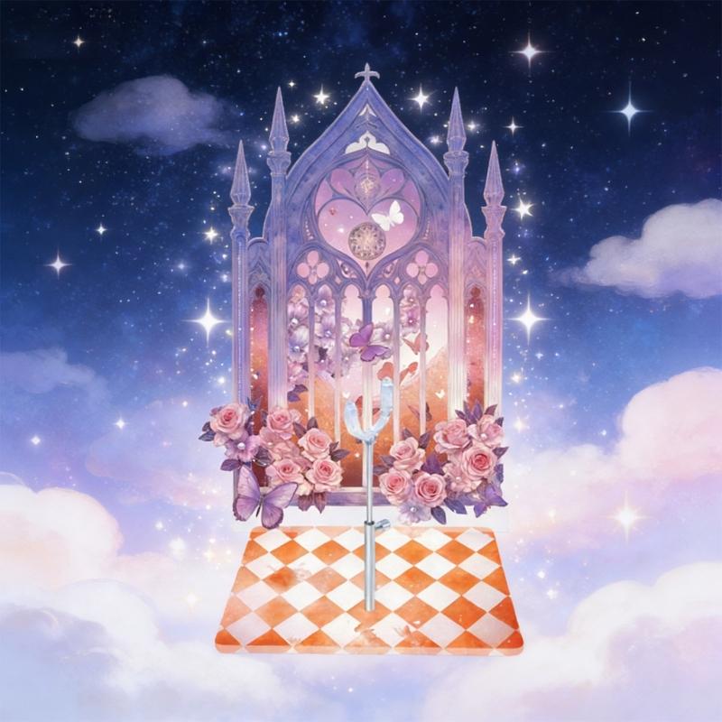 Castles Backdrop Display Stand For Collectible Dolls Adjustable Height Easy Installation Universal Compatibility