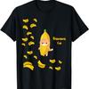 Banana Cat , Crying , Illustrated Version , Funny Cat Meme T-Shirt