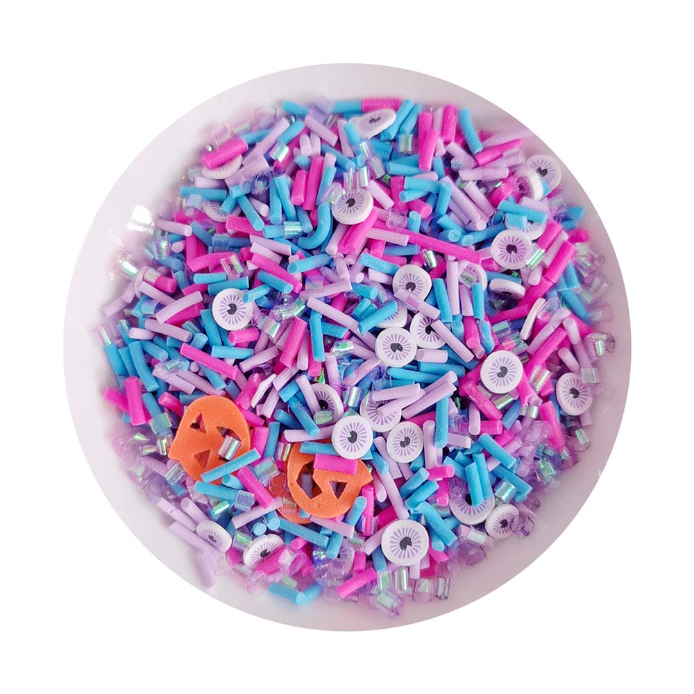 New Arrival 500g/Lot Green Leaves Polymer Clay Slice Soft Clay Sprinkles Nail Art Slime Fillings Craft Artificial Figurine