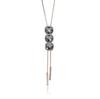 Fashionable Long Autumn and Winter Versatile Accessories Pendant Tassel Crystal Jewelry Pendant Necklace