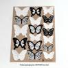 Dark Butterfly Cake Toppers for Celebrations: Valentine's, Birthdays, Queen's & Goddess Day
