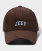 JEEP Arched Mocha Corduroy Ball Cap (Jq5Gcu199Br)