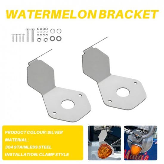 Watermelon Light Frame Bracket Angled Mount Billet Clamp - NOT Included Light