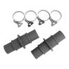For POLYGROUP Hose Coupling Pool Hose Adapter Pool Cleaning Rust Proof Hose Clamps For Pool Cleaning Accessory