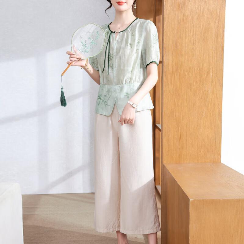 XUEXI Women s Summer Elegant Two-Piece Set XL