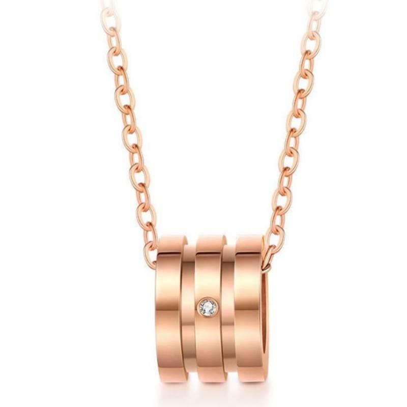 

Leaf Four Fashion Clover And Heart Chain Necklace With Decoration Rhinestone Style N