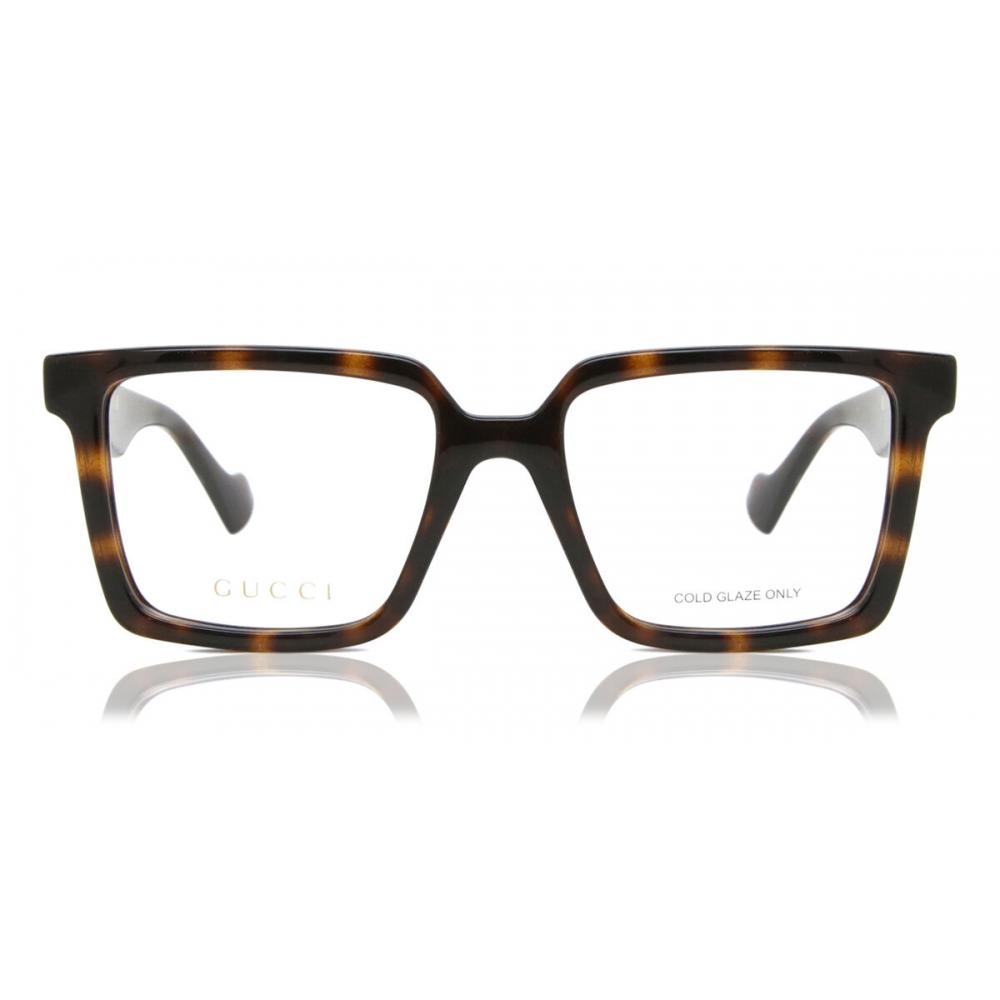

Gucci Gg1540o 002 Men Eyeglasses Tortoise/52