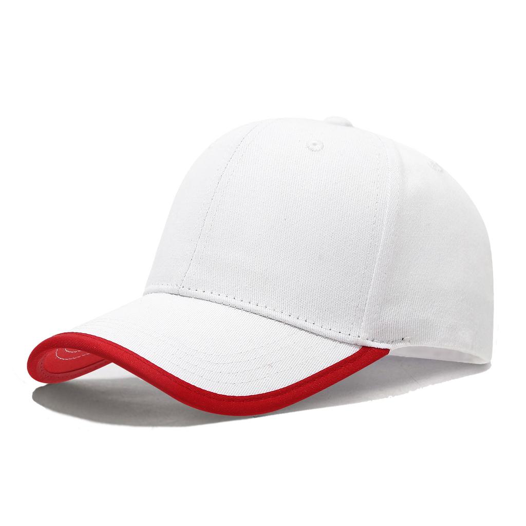 New Baseball Cap With Cotton Brim And Color Blocking Work Caps Outdoor Hats Women Men Unisex Summer