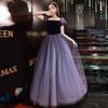 Annual Meeting Evening Dress 1011 New Autumn and Summer Banquet Temperament Fairy Student Socialite Host Long Dress