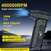 Blow And Suction 2 In 1 Violent Hair Dryer Blowing Snow Cleaning Blower Tool 2025 400000RPM Turbo Jet Fan Electric Air Duster