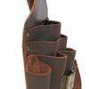 TOURBON Leather Tool Compact Design Bag, Multi-Purpose Pocket,