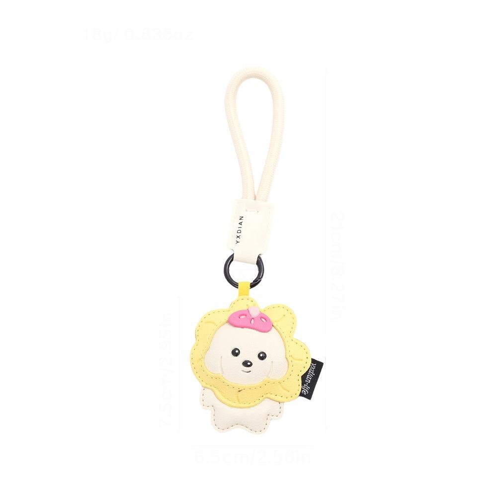 

Creative Cartoon Kitten Keychains Funny PU Bag Pendant Kids Gift Colorful Car Key Charms